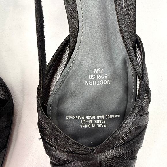 Life Stride Nocturn Black Formal Kitten Heels 7.5 - Picture 2 of 8